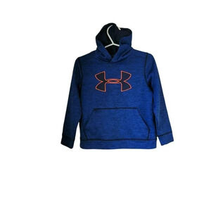Under Armour Hoodie Youth Medium Boys Blue Long Sleeve Warm Winter size M